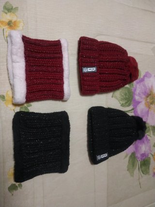 2 Sets de Gorro y Braga de Invierno