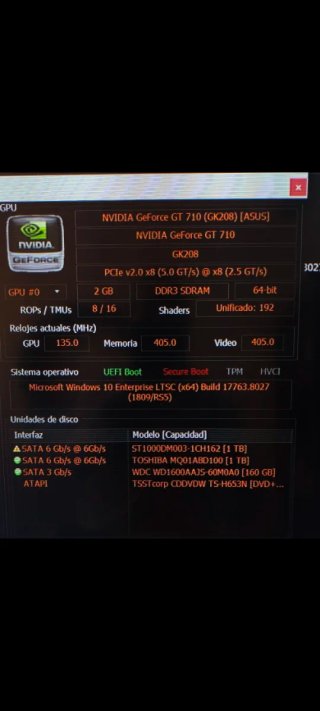 Gráfica 2Gb GeForce