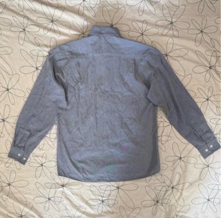 Camisa Burberry Azul Hombre