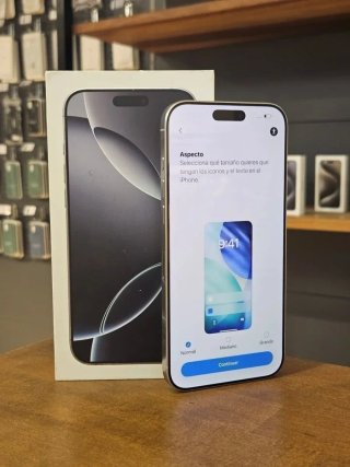 IPHONE 16 PRO MAX 256GB BLANCO BATERIA 89%