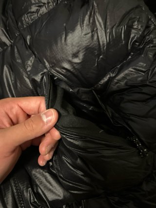Puffer Negro Zara Talla M