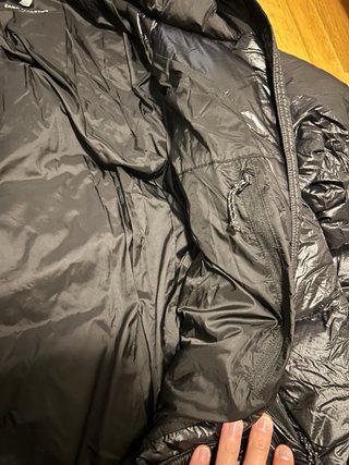 Puffer Negro Zara Talla M
