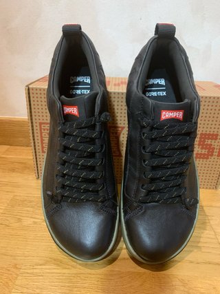 Zapatos Camper Gore-Tex Negro/Verde Oliva