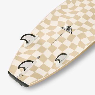 Tabla Shortboard Surf 500 Soft Rad Beis 5'6 Espuma