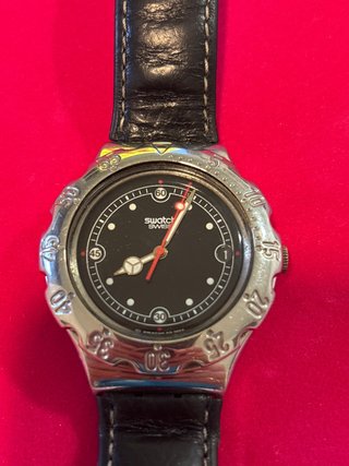Orologio Swatch Irony Scuba Lava Rock YDS401 1994