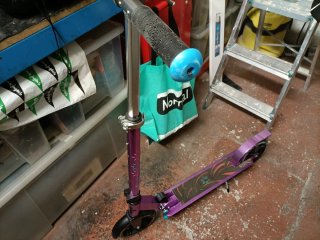 Patinete Morado Plegable