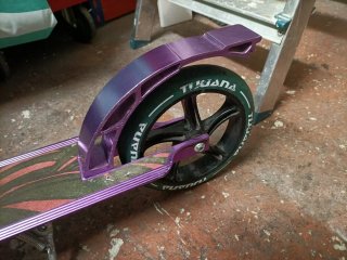 Patinete Morado Plegable