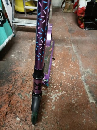 Patinete Morado Plegable