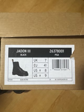 Botas Dr. Martens Jadon Piel Blanda