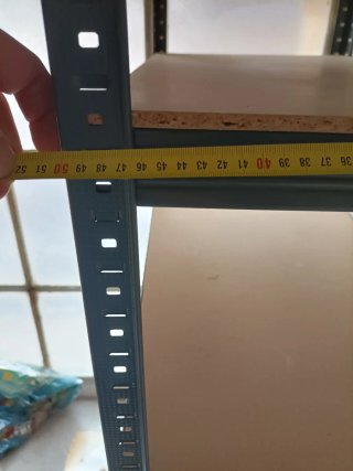 Estantería Desmontable de Metal y Madera