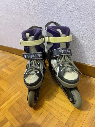 Patines Oxelo Morados Talla 34-37