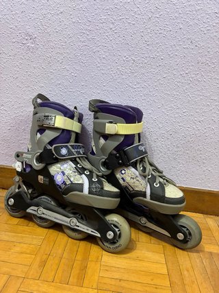 Patines Oxelo Morados Talla 34-37