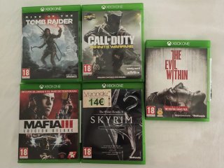 Pack 5 Juegos Xbox One: Skyrim, Mafia III...