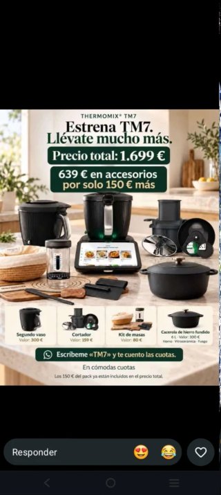 Thermomix con segundo vaso