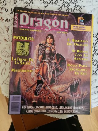Vendo 13 revistas de Dragón Magazine en español.