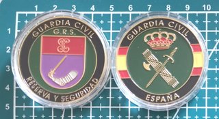 Moneda RESERVA Y SEGURIDAD Guardia Civil de España