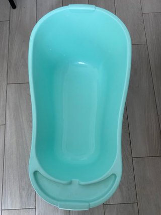 Bañera para bebé color verde