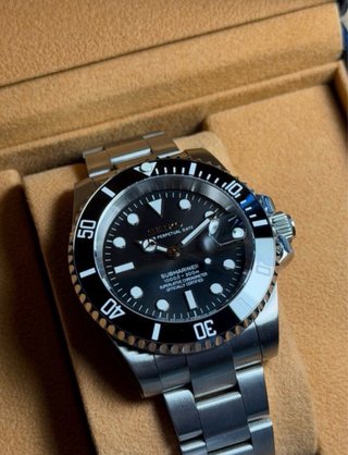 Seiko Mod Submariner 40mm Negro