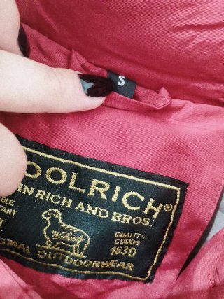 Parka Woolrich donna rossa taglia S