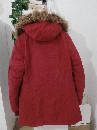 Parka Woolrich donna rossa taglia S