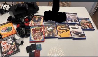 Consola PlayStation 2 Negra + 10 Juegos + accesori