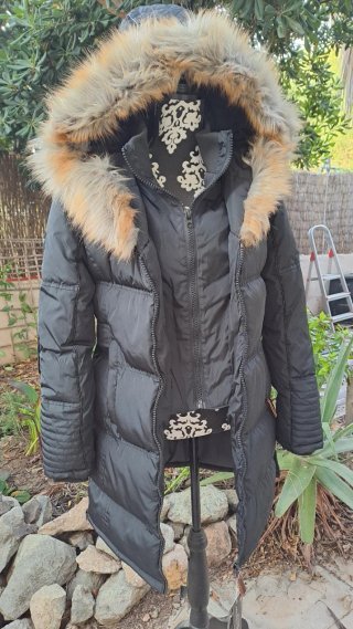 Parka Geographical Norway Negra Talla M