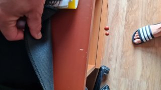 Escritorio madera con cajones