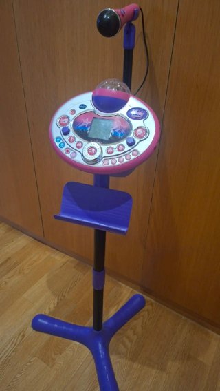 Micrófono Karaoke Infantil VTech Rosa/Morado