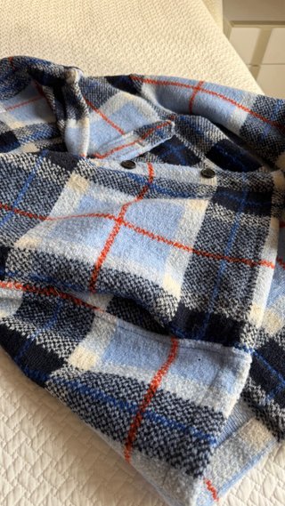 Chaqueta Zara Cuadros Hombre Talla S