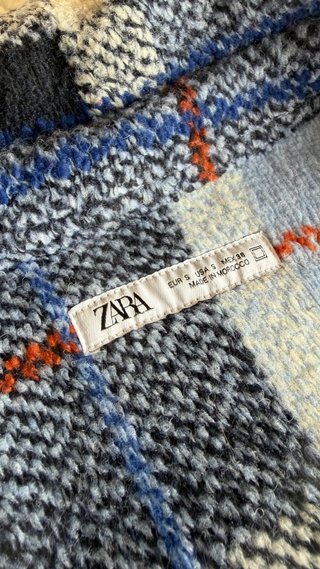 Chaqueta Zara Cuadros Hombre Talla S