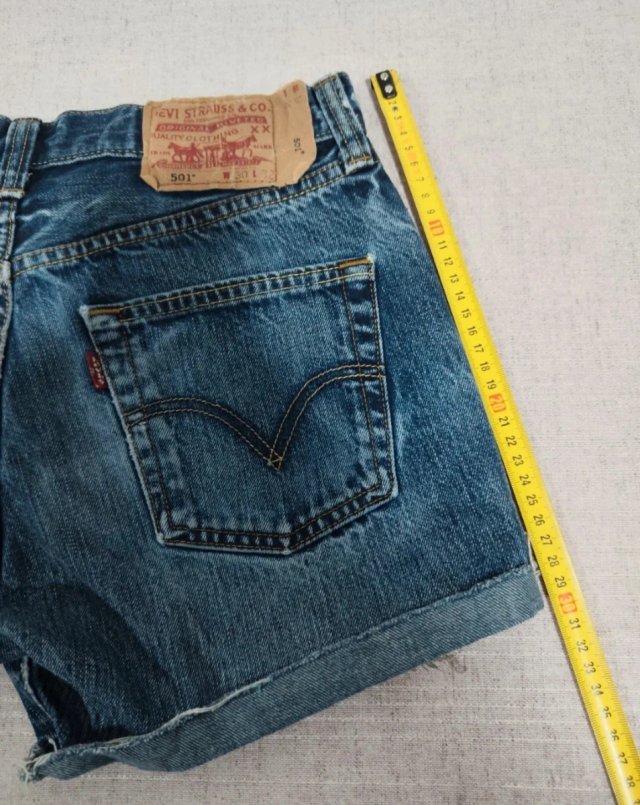 Short Vaquero Levi's 501 Azul Talla L
