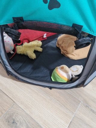 Parque para perros plegable