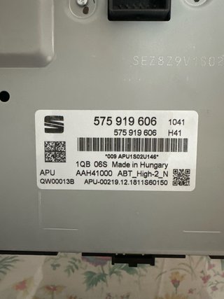 Pantalla SEAT Ateca VAG