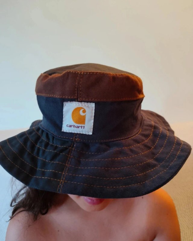 Sombrero patchwork rework mujer