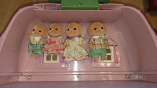 Lote Sylvanian Families Casa con Tobogán
