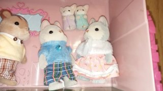 Lote Sylvanian Families Casa con Tobogán
