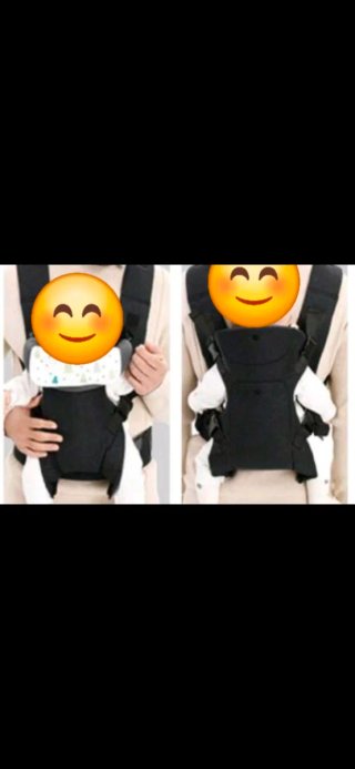 Mochila Portabebés Ergonómica Negra