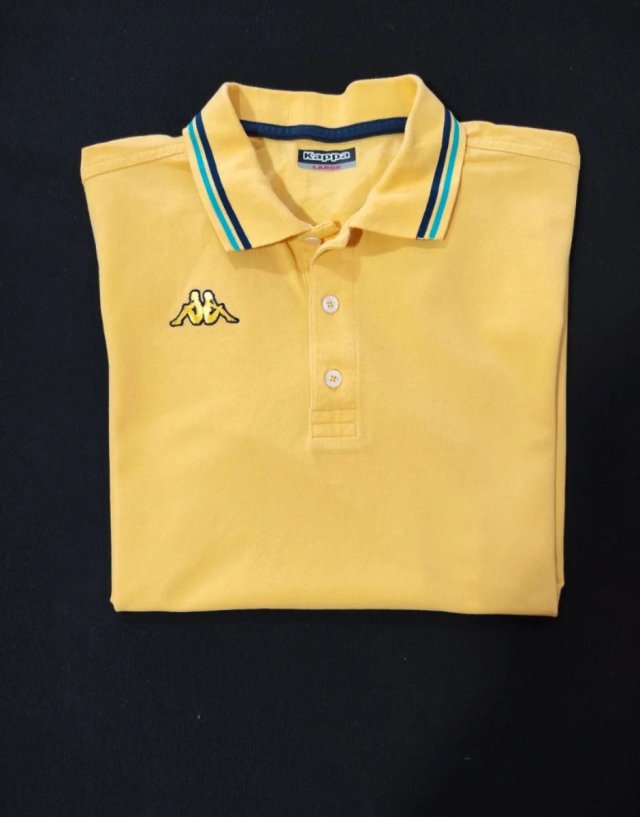 Polo Vintage Kappa Amarillo Talla L