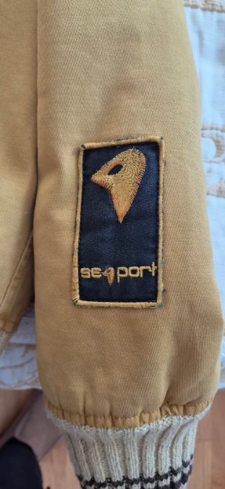 Chaqueta Seaport Beige/Amarilla