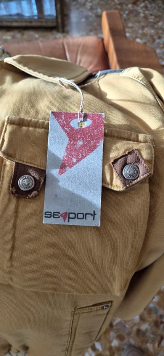 Chaqueta Seaport Beige/Amarilla