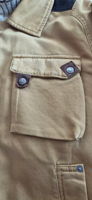 Chaqueta Seaport Beige/Amarilla