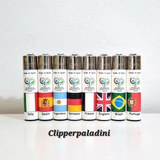 Set 8 Accendini Clipper Mondiali 2006