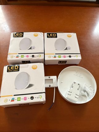 Lote 3 Luces LED UFO 18W
