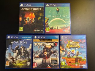 Pack 5 Juegos PS4