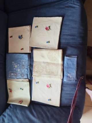 Set de 6 Servilletas Bordadas