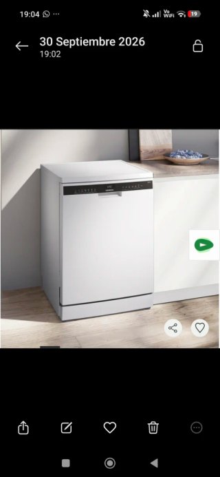 Lavavajillas Siemens iQ300 Blanco