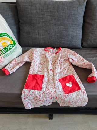 Bata Escolar Cor de María Valls Talla 5