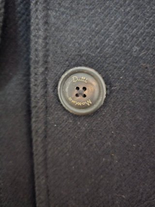 Chaquetón Massimo Dutti Negro Talla XL lana
