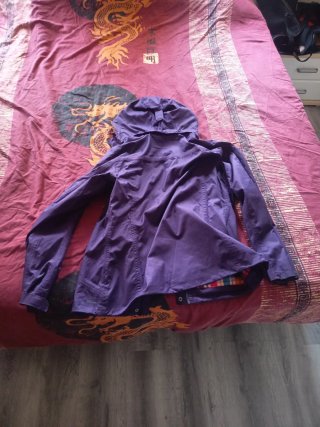Cortavientos Chubasquero Morado