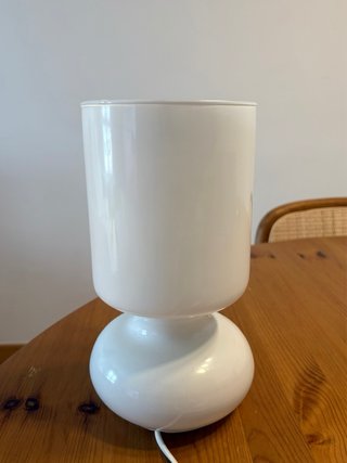 Lámpara de Mesa de Noche de Cristal